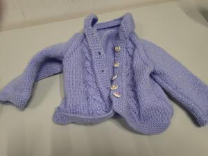 CS757/2024  LILAC BABY SWEATER 