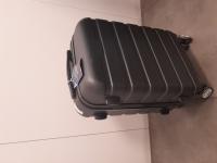 EMPTY TROLLEY LUGGAGE WITH TAG REPORTING NAME ANDRU