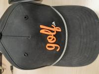 CAPPELLO SPORTIVO NERO MARCA ADIDAS SCRITTA &quot;GOLF&quot;