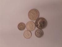 US DOLLARS COINS (5 CENTS/2 QUARTERS/3 DIMES)