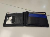 CS331/2024 BLUE LEATHER WALLET CONTAINING DRIVING LICENCE, HEALTH CARD, 3 VISA CARDS, 1 DISCOVERY CARD