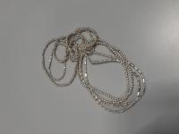 CS453/2024 COLLANA ELASTICA ARGENTATA