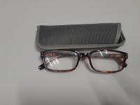 CS482/2024 BROWN EYEGLASSES WITH GRAY CASE